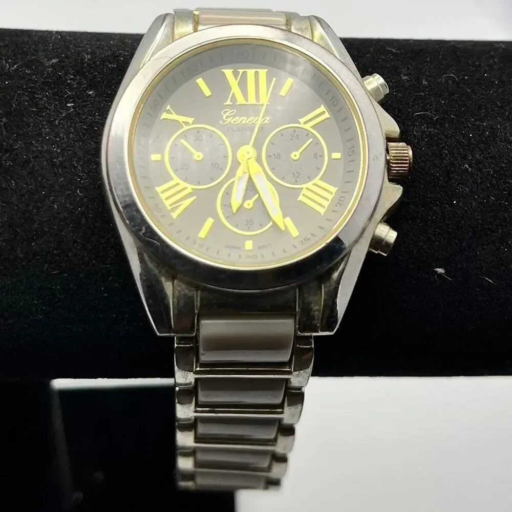 Silver mens watch